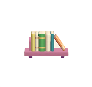 Rose Decorative bookshelf