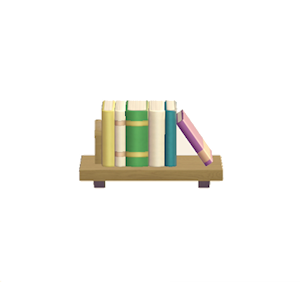 Purple Decorative bookshelf