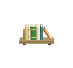 Green Decorative bookshelf