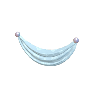 Cyan Decorative cloth