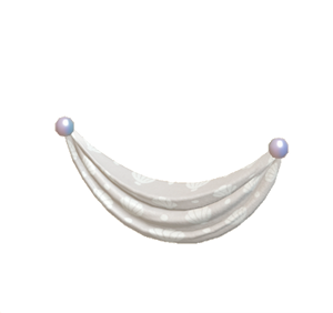 White Decorative cloth