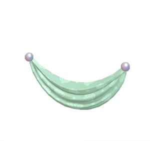 Aquamarine Decorative cloth