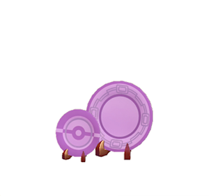 Purple Decorative plates