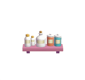 Rose Decorative storage shelf