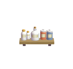 Cyan Decorative storage shelf