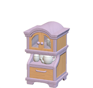 Purple Dining cabinet