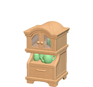 Green Dining cabinet