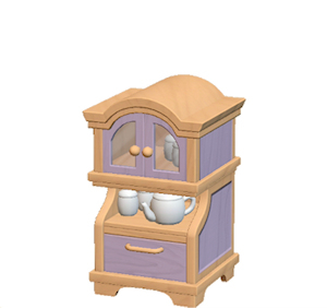 Purple Dining cabinet