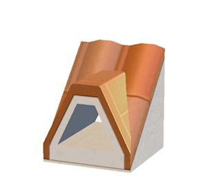 None Dormered brick roof