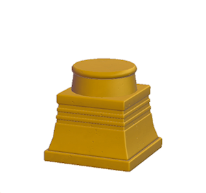 Yellow Extravagant pillar (lower)