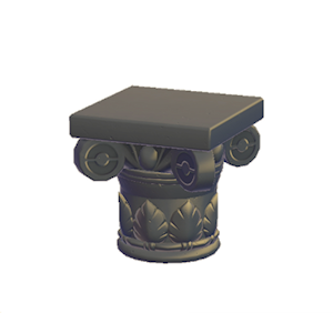 Black Extravagant pillar (upper)