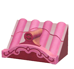 None Fancy wavy roof decoration