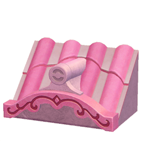 Rose Fancy wavy roof decoration