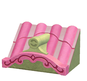 Lime Fancy wavy roof decoration