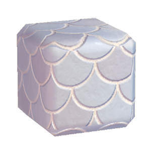 Gray Fish-scale tiling