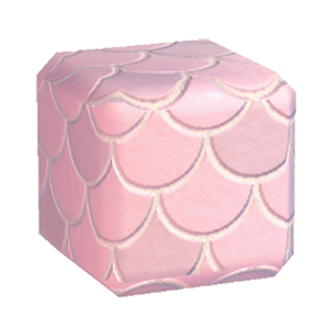 Pink Fish-scale tiling