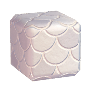 White Fish-scale tiling