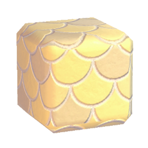 Yellow Fish-scale tiling
