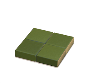 Lime Flat brick roof