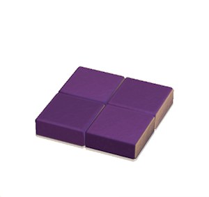 Purple Flat brick roof
