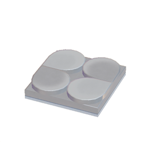 White Flat scale roof