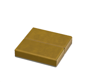 Yellow Flat stone roof