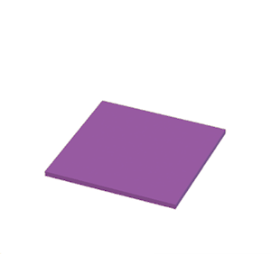 Purple Flat tent roof