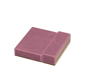 Pink Flat tiled roof