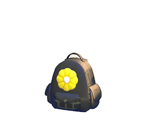 Black Flower backpack