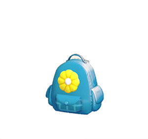 Blue Flower backpack