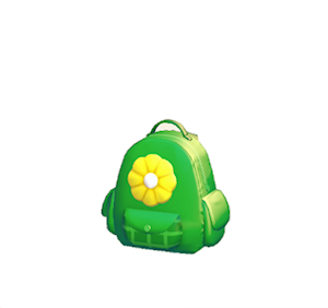 Green Flower backpack