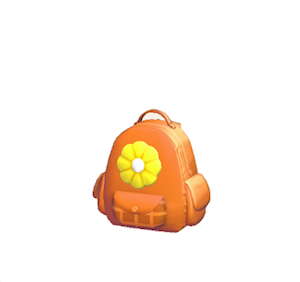 Orange Flower backpack