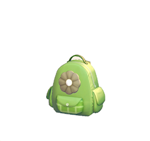 Beige Flower backpack