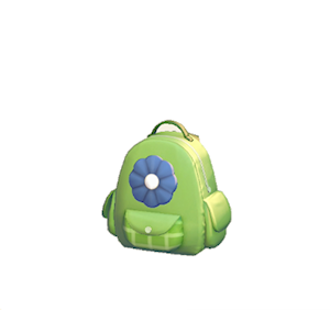 Navy Flower backpack