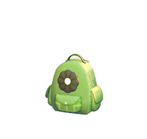 Black Flower backpack