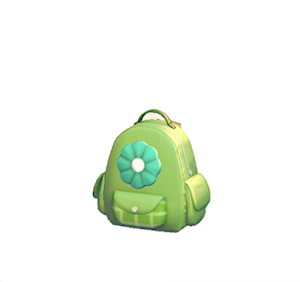 Aquamarine Flower backpack