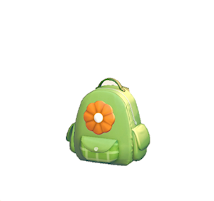 Orange Flower backpack