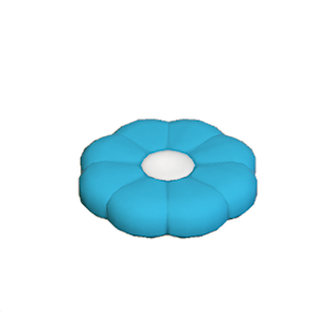 Blue Flower cushion