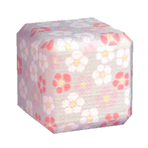 White Flower print