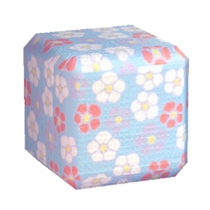 Blue Flower print