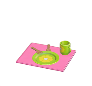 Rose Flowery table setting