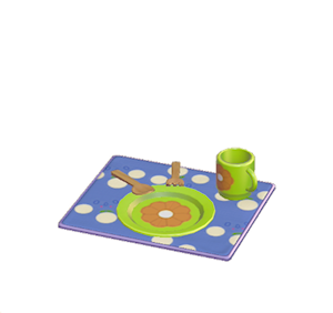 Brown Flowery table setting