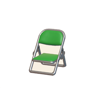 Green Folding chair