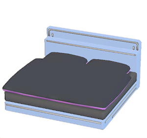 Cyan Gaming bed