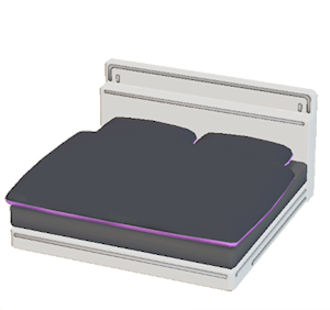 White Gaming bed