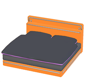 Orange Gaming bed