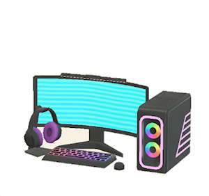 Black Gaming PC
