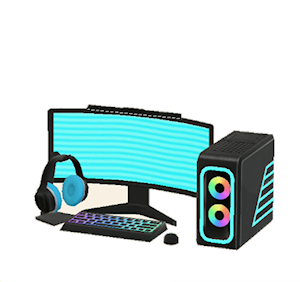 Blue Gaming PC
