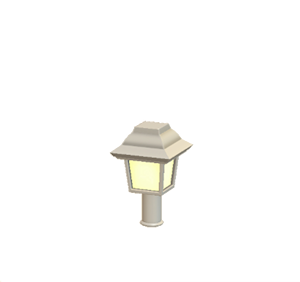 White Garden light
