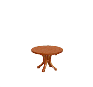 Red Garden table